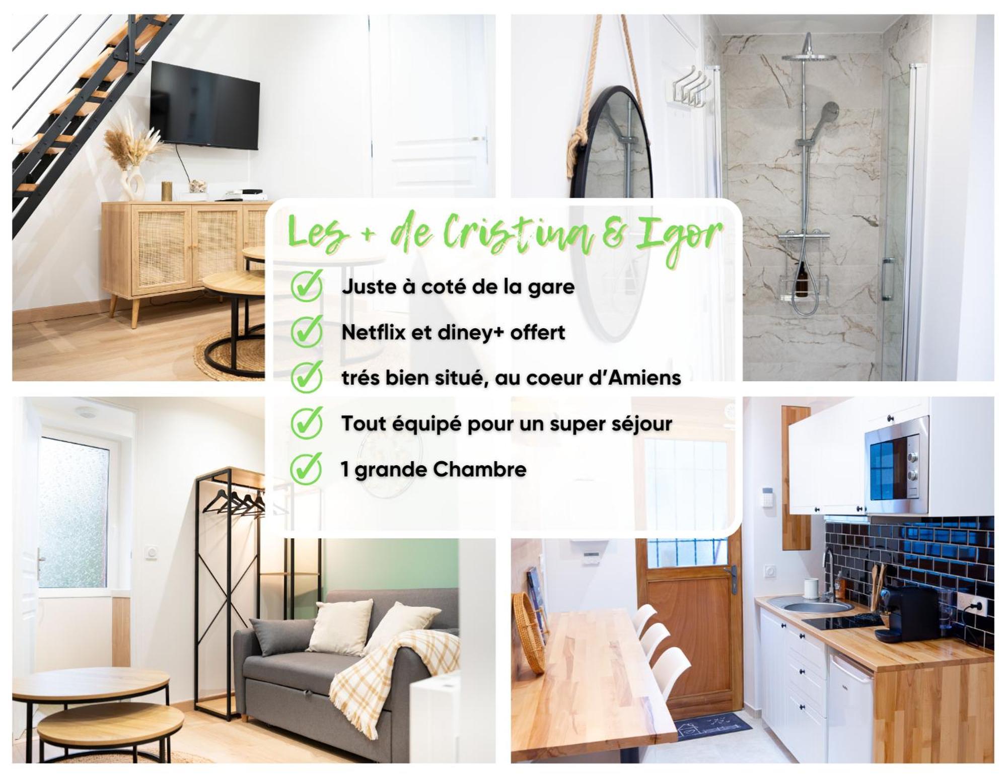 Maison Cosy Centre Gare อาเมียงส์ ภายนอก รูปภาพ
